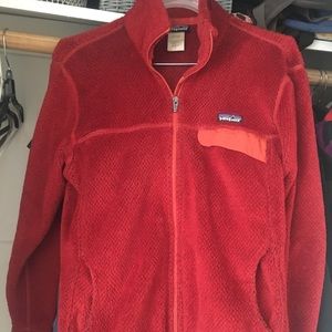 Red Patagonia Women’s Fleece size L